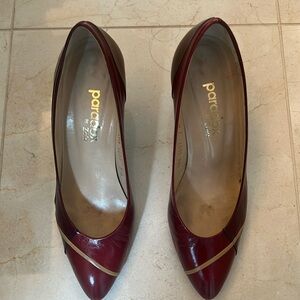 Paradox by Zolo Size 7 Leather upper, multi color pump